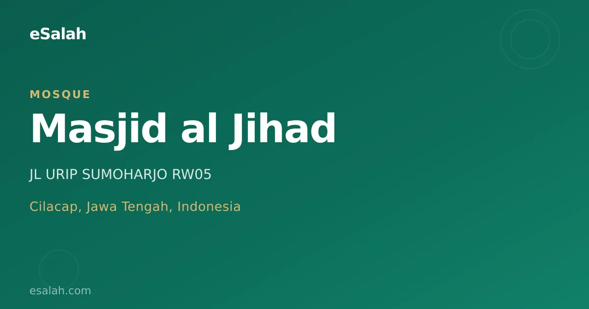 Mushola Al Jihad: Tempat Ibadah yang Menyatu dengan Kehidupan Warga Adipala